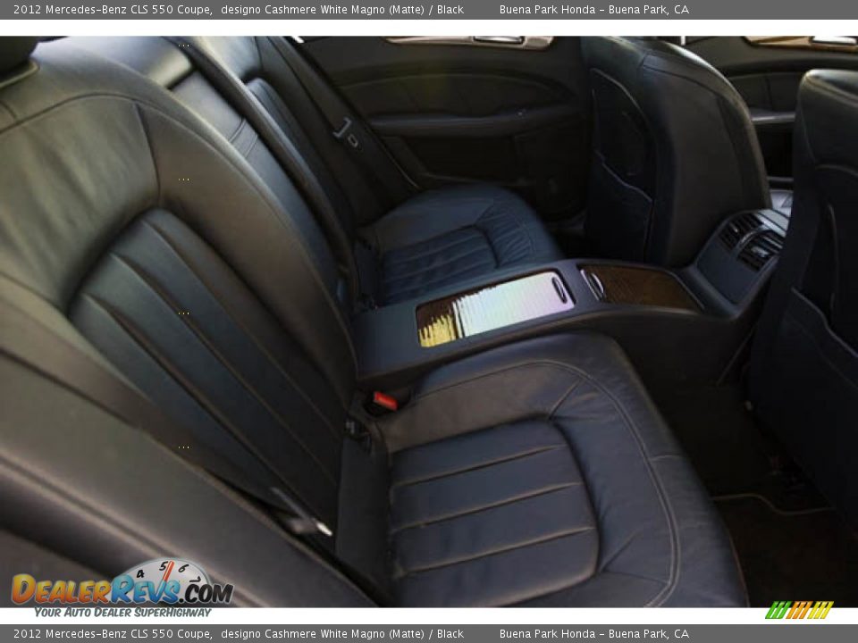 Rear Seat of 2012 Mercedes-Benz CLS 550 Coupe Photo #22