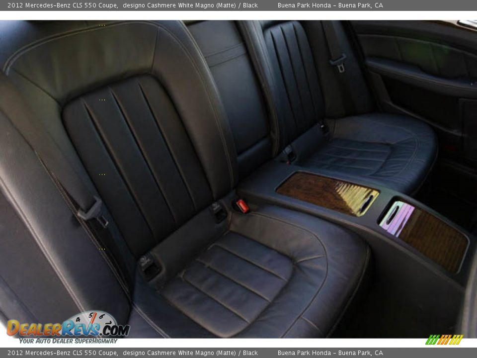 Rear Seat of 2012 Mercedes-Benz CLS 550 Coupe Photo #23