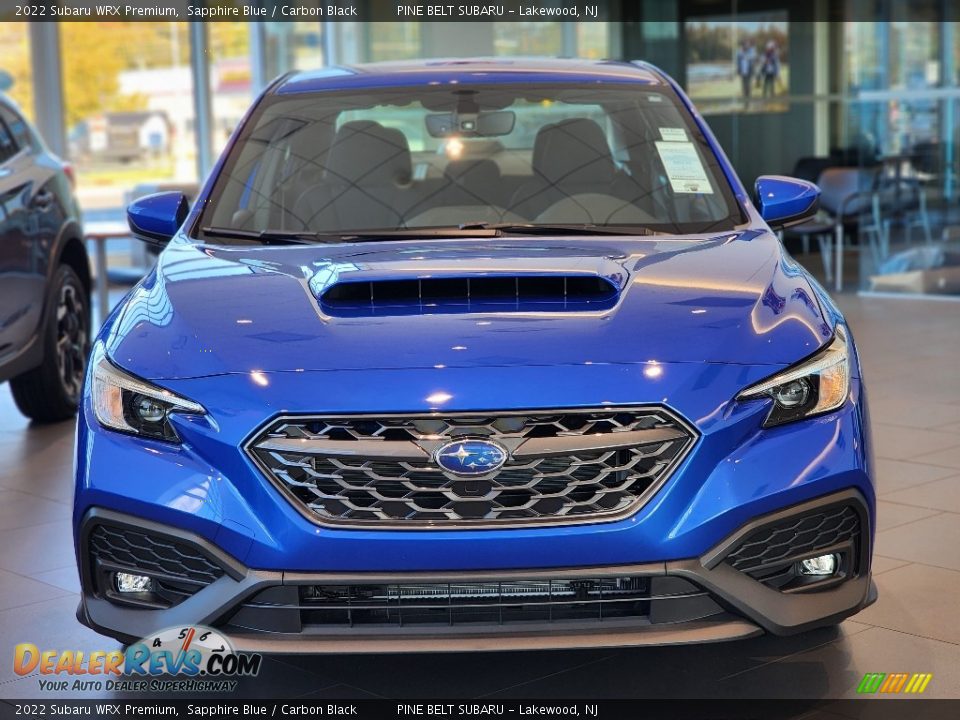 2022 Subaru WRX Premium Sapphire Blue / Carbon Black Photo #3