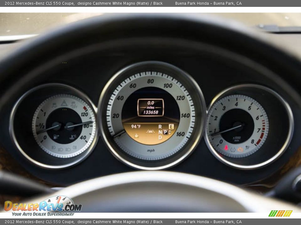 2012 Mercedes-Benz CLS 550 Coupe Gauges Photo #29