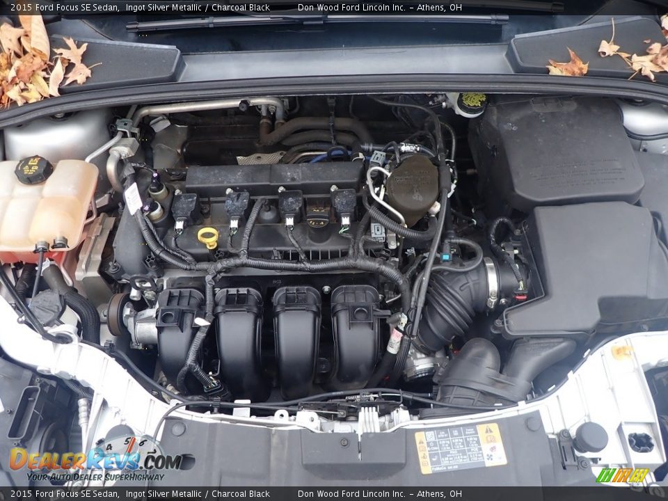 2015 Ford Focus SE Sedan Ingot Silver Metallic / Charcoal Black Photo #5