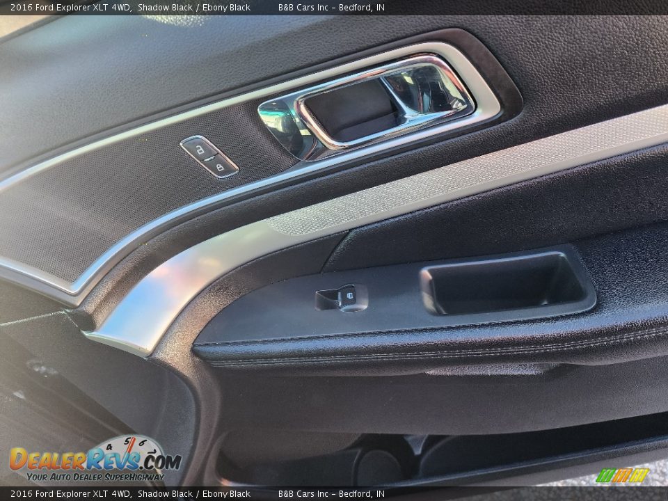 2016 Ford Explorer XLT 4WD Shadow Black / Ebony Black Photo #33