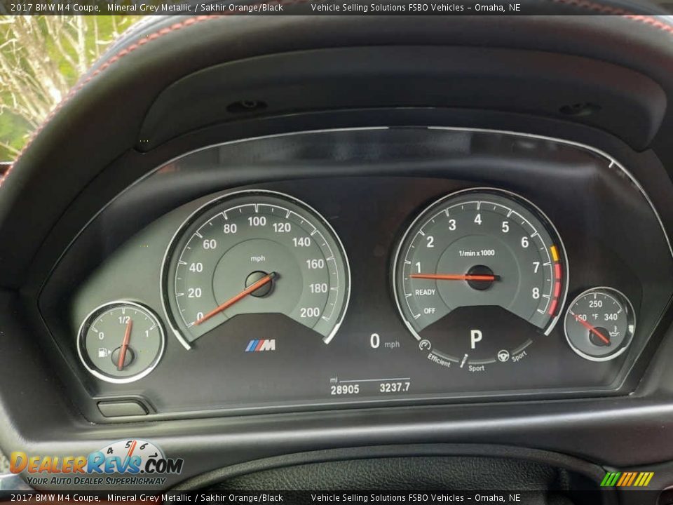 2017 BMW M4 Coupe Gauges Photo #13