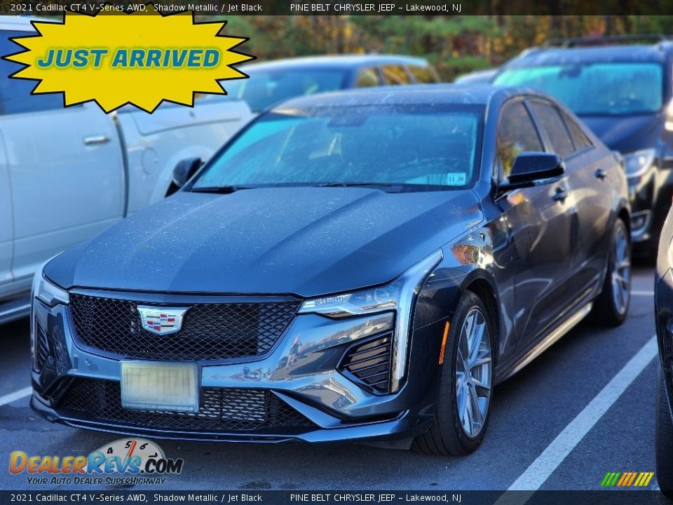 2021 Cadillac CT4 V-Series AWD Shadow Metallic / Jet Black Photo #1