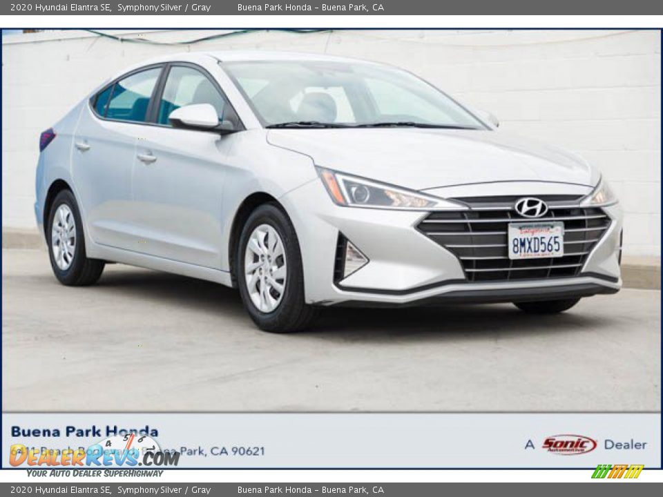 2020 Hyundai Elantra SE Symphony Silver / Gray Photo #1