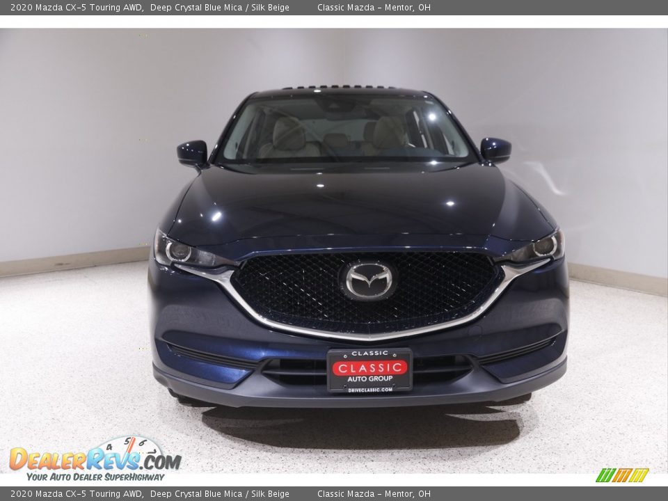 2020 Mazda CX-5 Touring AWD Deep Crystal Blue Mica / Silk Beige Photo #2