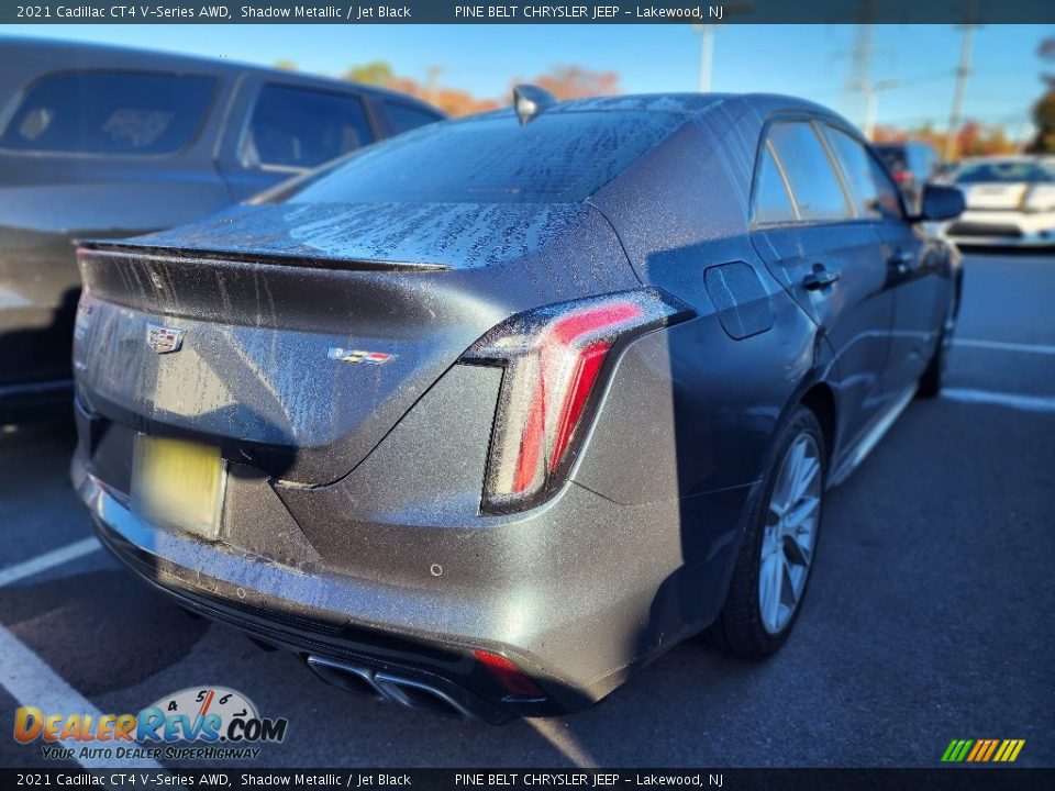 2021 Cadillac CT4 V-Series AWD Shadow Metallic / Jet Black Photo #4