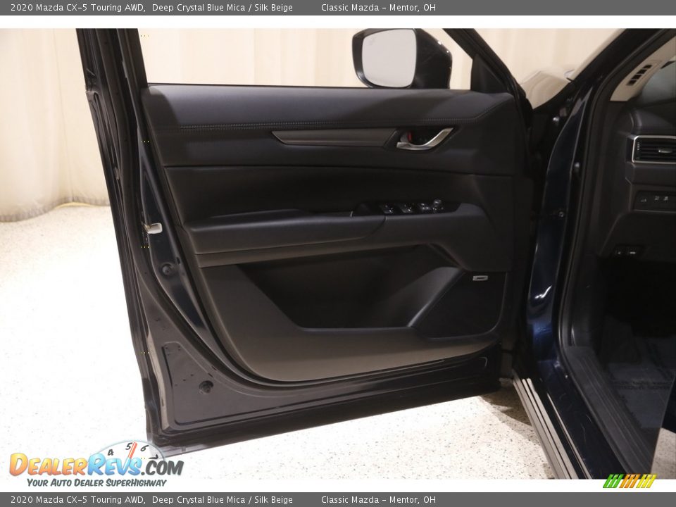 2020 Mazda CX-5 Touring AWD Deep Crystal Blue Mica / Silk Beige Photo #4