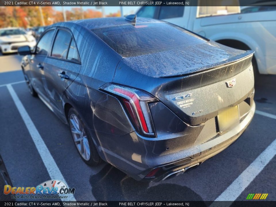 2021 Cadillac CT4 V-Series AWD Shadow Metallic / Jet Black Photo #5