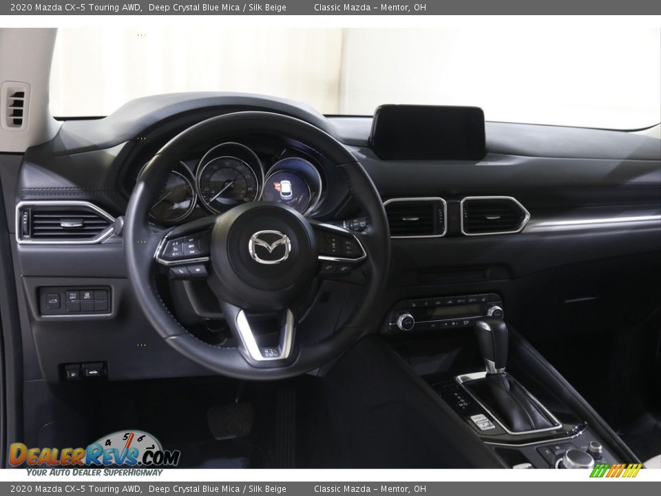 2020 Mazda CX-5 Touring AWD Deep Crystal Blue Mica / Silk Beige Photo #6