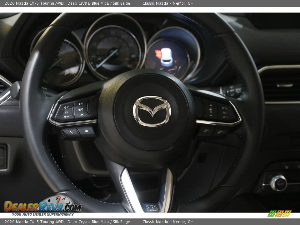 2020 Mazda CX-5 Touring AWD Deep Crystal Blue Mica / Silk Beige Photo #7