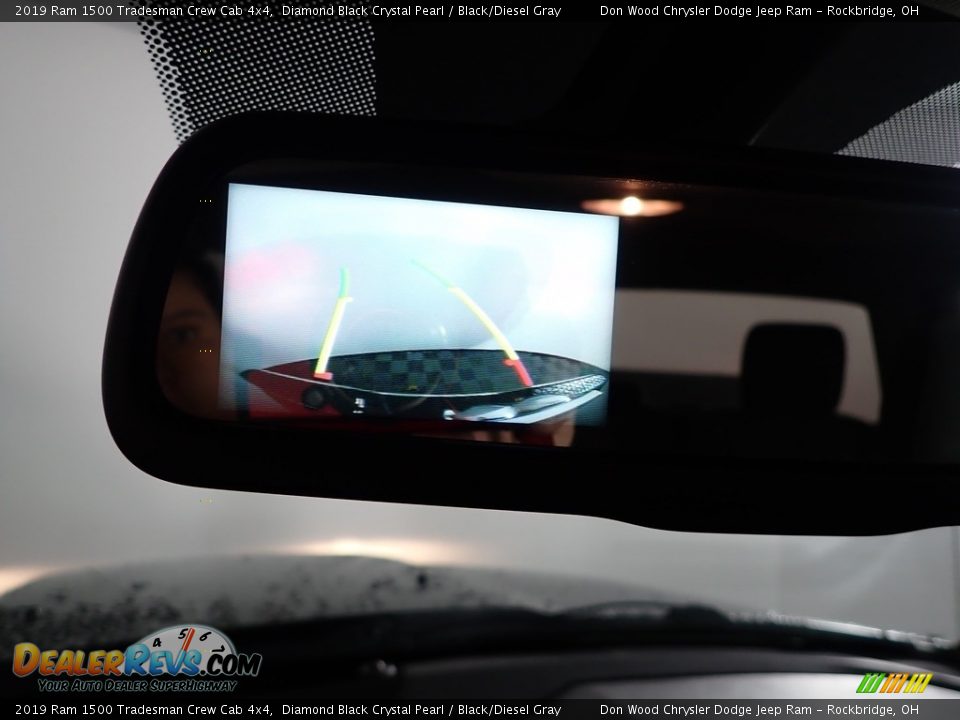 2019 Ram 1500 Tradesman Crew Cab 4x4 Diamond Black Crystal Pearl / Black/Diesel Gray Photo #3