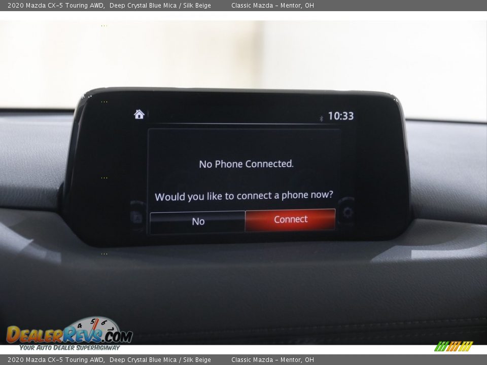 2020 Mazda CX-5 Touring AWD Deep Crystal Blue Mica / Silk Beige Photo #10