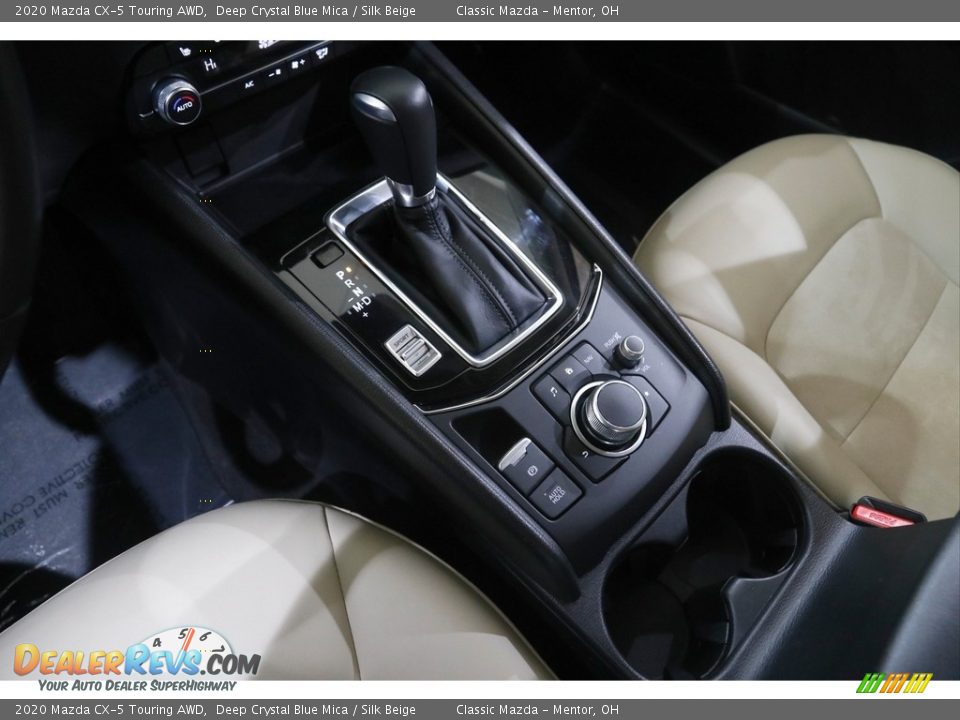 2020 Mazda CX-5 Touring AWD Deep Crystal Blue Mica / Silk Beige Photo #14
