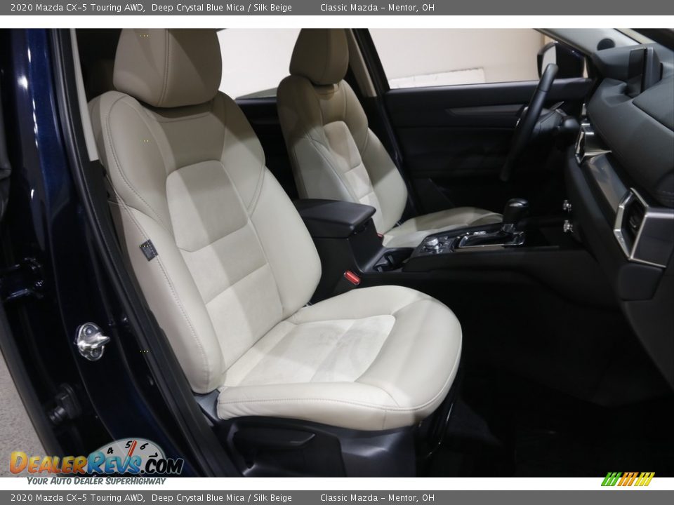 2020 Mazda CX-5 Touring AWD Deep Crystal Blue Mica / Silk Beige Photo #15
