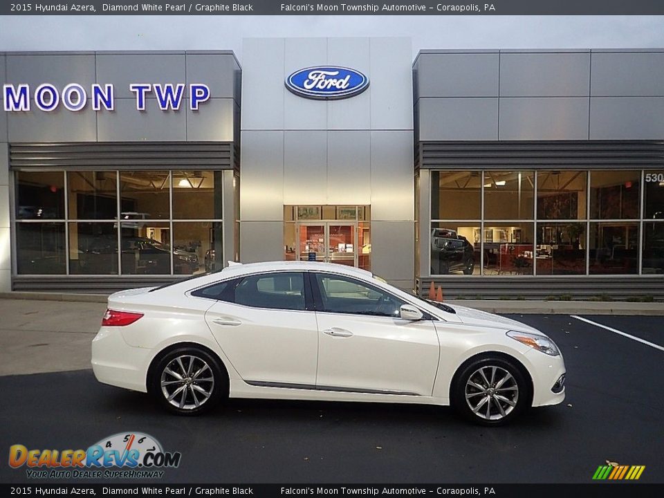 2015 Hyundai Azera Diamond White Pearl / Graphite Black Photo #1