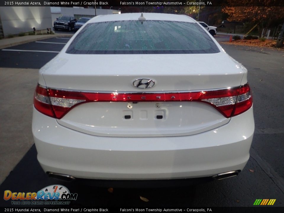 2015 Hyundai Azera Diamond White Pearl / Graphite Black Photo #3