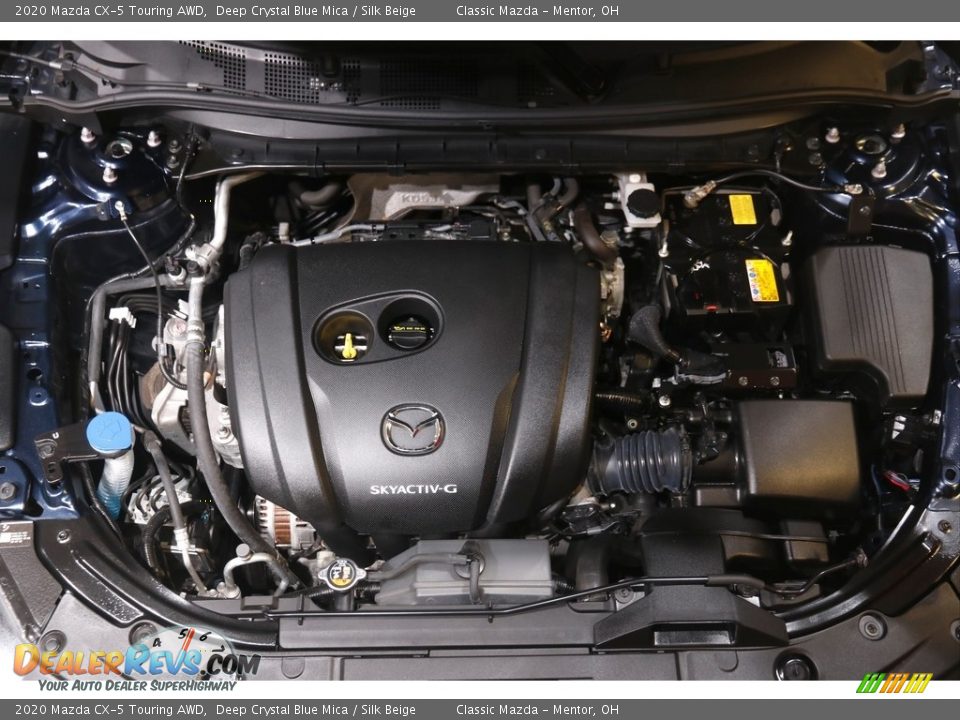 2020 Mazda CX-5 Touring AWD Deep Crystal Blue Mica / Silk Beige Photo #19