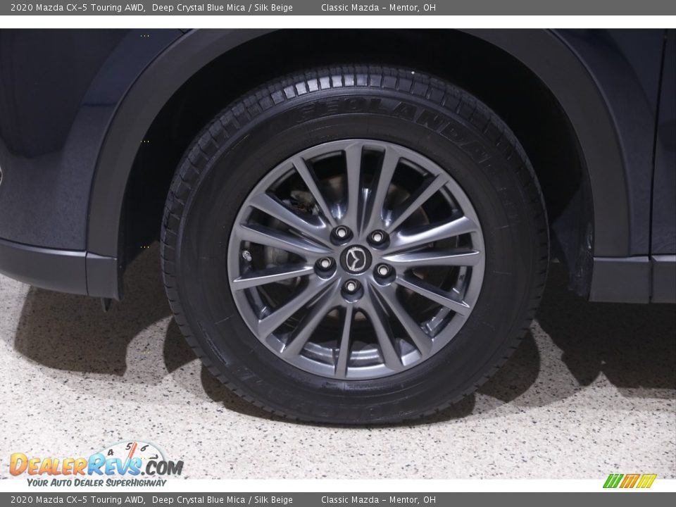 2020 Mazda CX-5 Touring AWD Deep Crystal Blue Mica / Silk Beige Photo #20