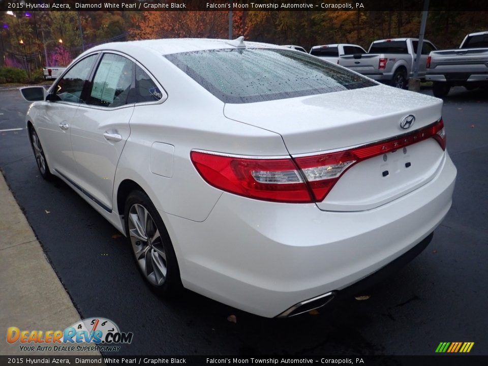 2015 Hyundai Azera Diamond White Pearl / Graphite Black Photo #5