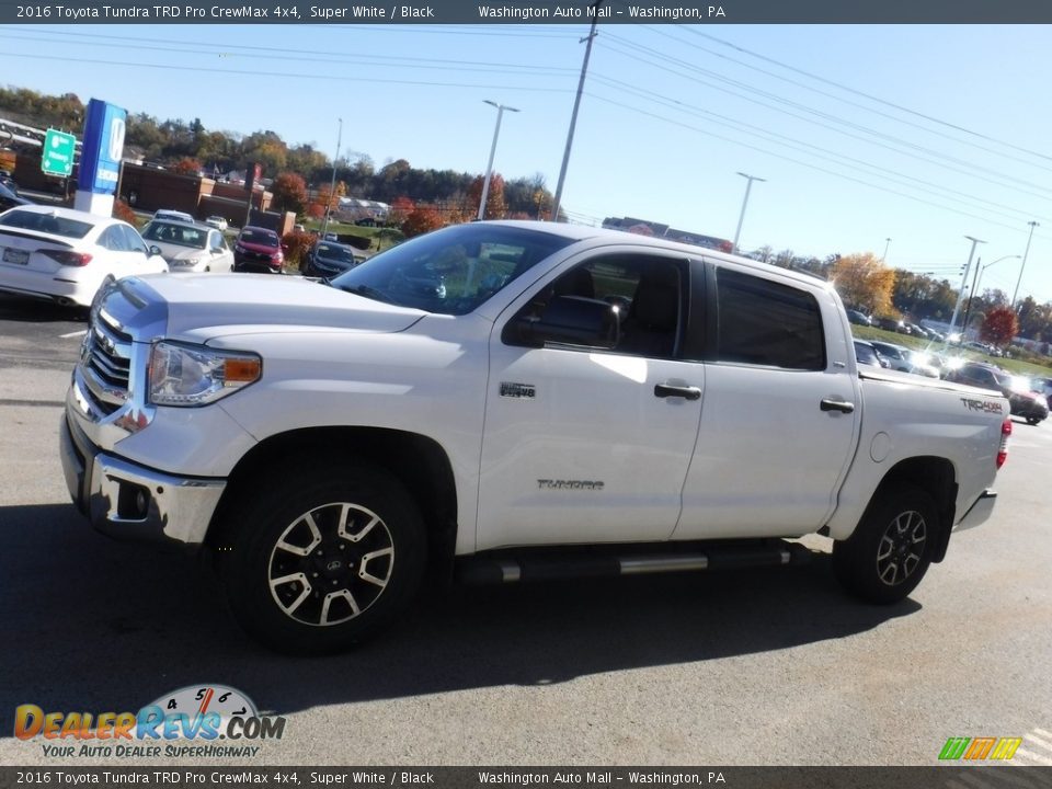 2016 Toyota Tundra TRD Pro CrewMax 4x4 Super White / Black Photo #10