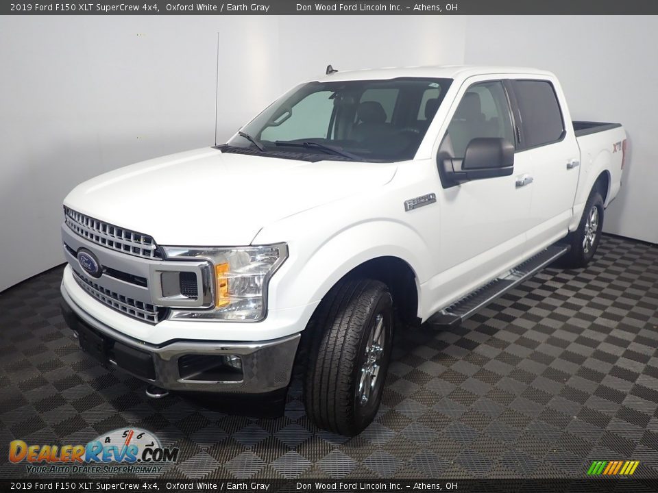 2019 Ford F150 XLT SuperCrew 4x4 Oxford White / Earth Gray Photo #8