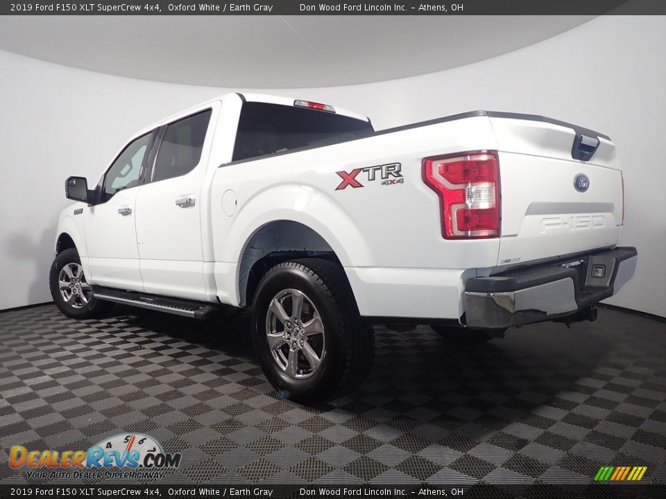 2019 Ford F150 XLT SuperCrew 4x4 Oxford White / Earth Gray Photo #9