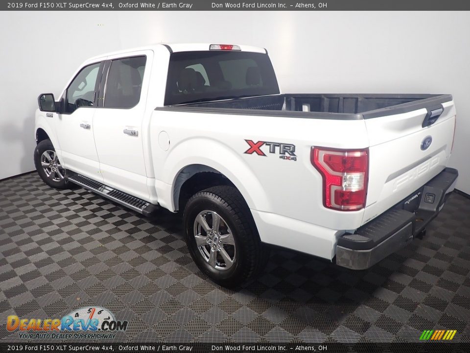 2019 Ford F150 XLT SuperCrew 4x4 Oxford White / Earth Gray Photo #10