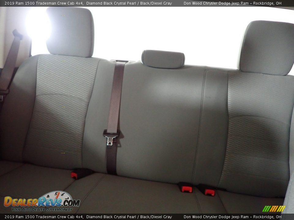 2019 Ram 1500 Tradesman Crew Cab 4x4 Diamond Black Crystal Pearl / Black/Diesel Gray Photo #22