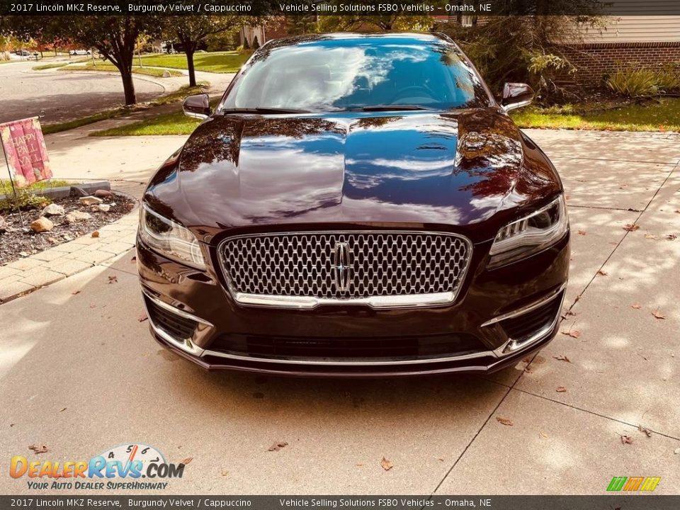 2017 Lincoln MKZ Reserve Burgundy Velvet / Cappuccino Photo #3