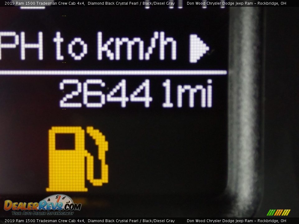 2019 Ram 1500 Tradesman Crew Cab 4x4 Diamond Black Crystal Pearl / Black/Diesel Gray Photo #31