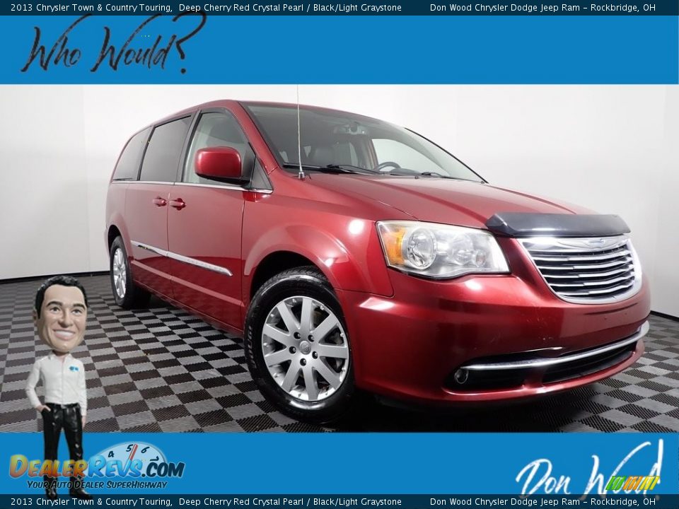 2013 Chrysler Town & Country Touring Deep Cherry Red Crystal Pearl / Black/Light Graystone Photo #1