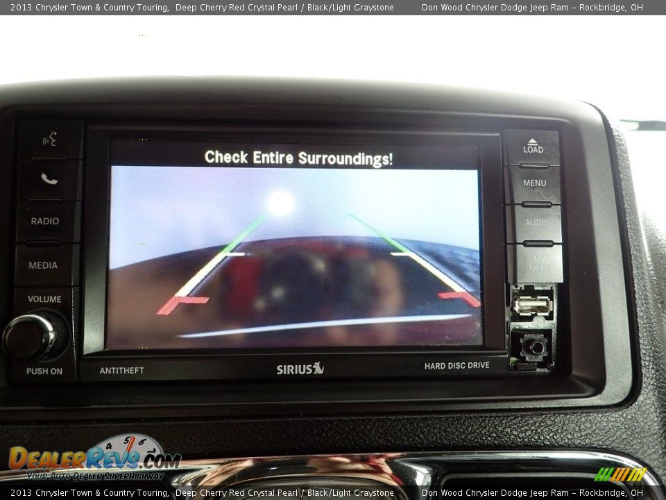 2013 Chrysler Town & Country Touring Deep Cherry Red Crystal Pearl / Black/Light Graystone Photo #3