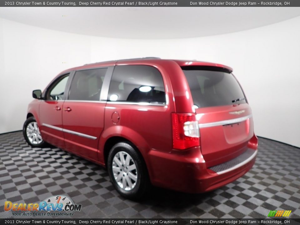 2013 Chrysler Town & Country Touring Deep Cherry Red Crystal Pearl / Black/Light Graystone Photo #6