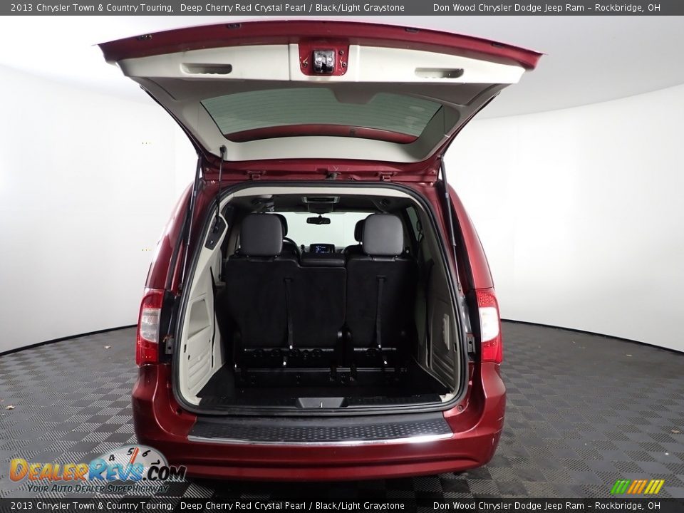 2013 Chrysler Town & Country Touring Deep Cherry Red Crystal Pearl / Black/Light Graystone Photo #7