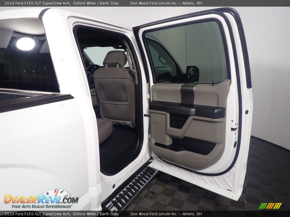 2019 Ford F150 XLT SuperCrew 4x4 Oxford White / Earth Gray Photo #33