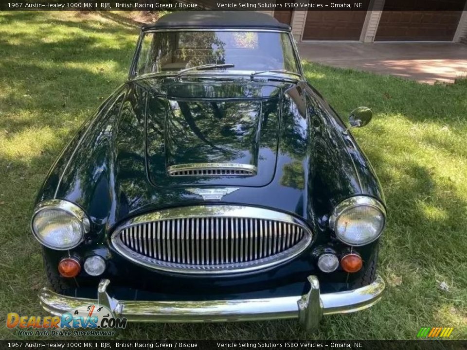 1967 Austin-Healey 3000 MK III BJ8 British Racing Green / Bisque Photo #4