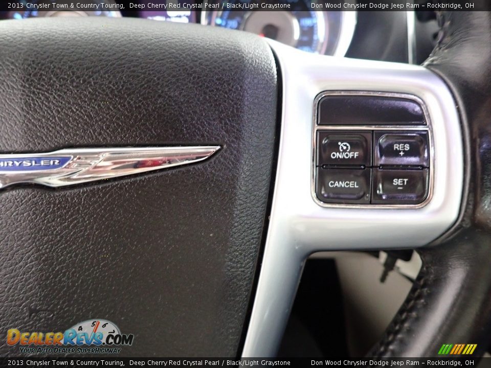 2013 Chrysler Town & Country Touring Deep Cherry Red Crystal Pearl / Black/Light Graystone Photo #16
