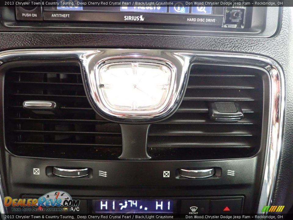 2013 Chrysler Town & Country Touring Deep Cherry Red Crystal Pearl / Black/Light Graystone Photo #18