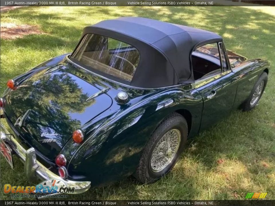 1967 Austin-Healey 3000 MK III BJ8 British Racing Green / Bisque Photo #8