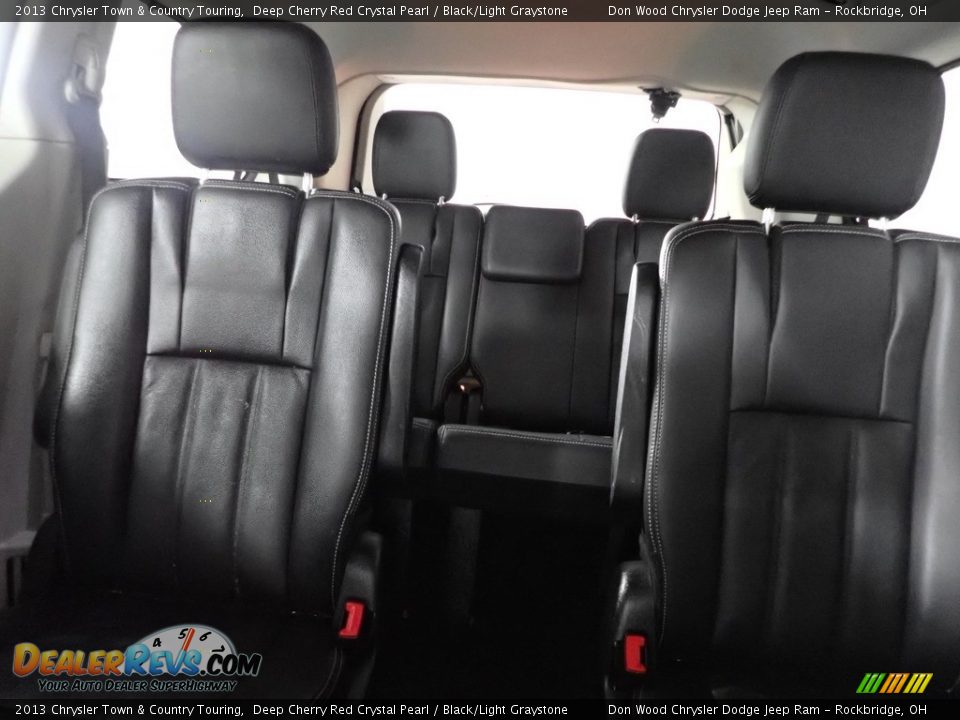 2013 Chrysler Town & Country Touring Deep Cherry Red Crystal Pearl / Black/Light Graystone Photo #22