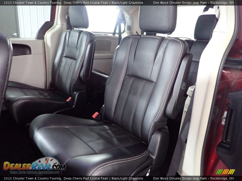 2013 Chrysler Town & Country Touring Deep Cherry Red Crystal Pearl / Black/Light Graystone Photo #24