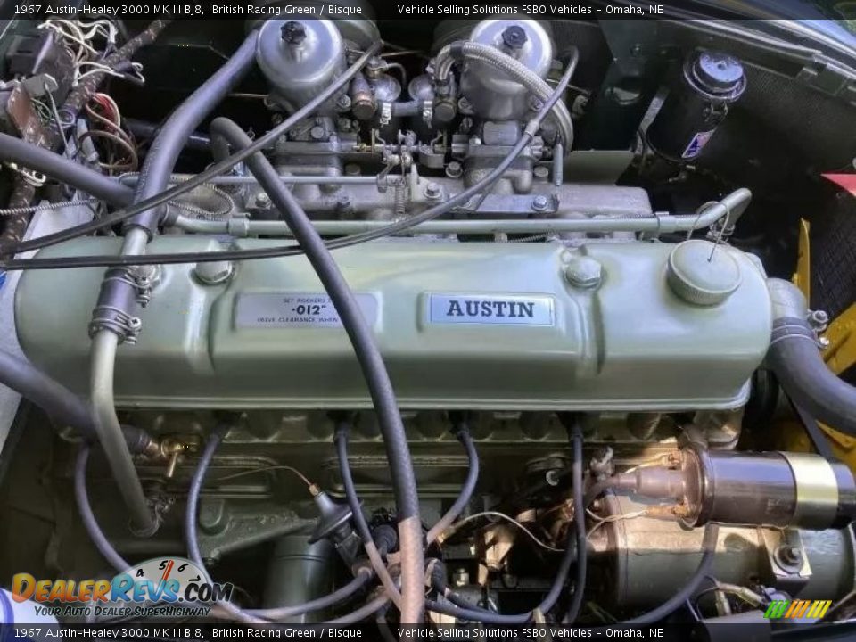 1967 Austin-Healey 3000 MK III BJ8 3.0 Liter OHV 12-Valve Inline 6 Cylinder Engine Photo #11