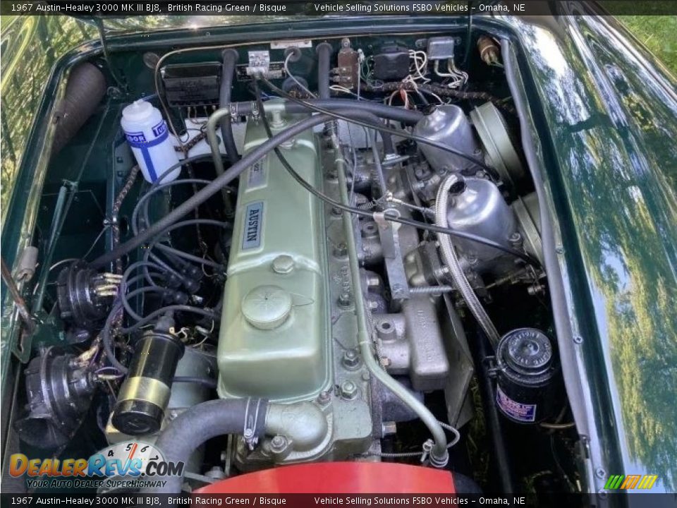 1967 Austin-Healey 3000 MK III BJ8 3.0 Liter OHV 12-Valve Inline 6 Cylinder Engine Photo #12