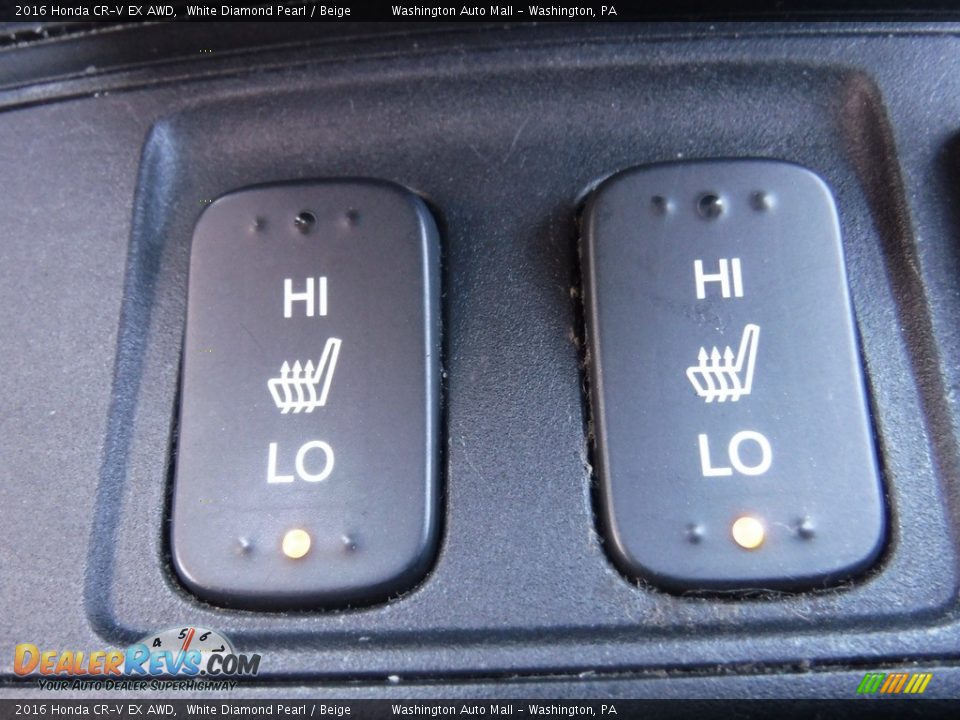 2016 Honda CR-V EX AWD White Diamond Pearl / Beige Photo #15