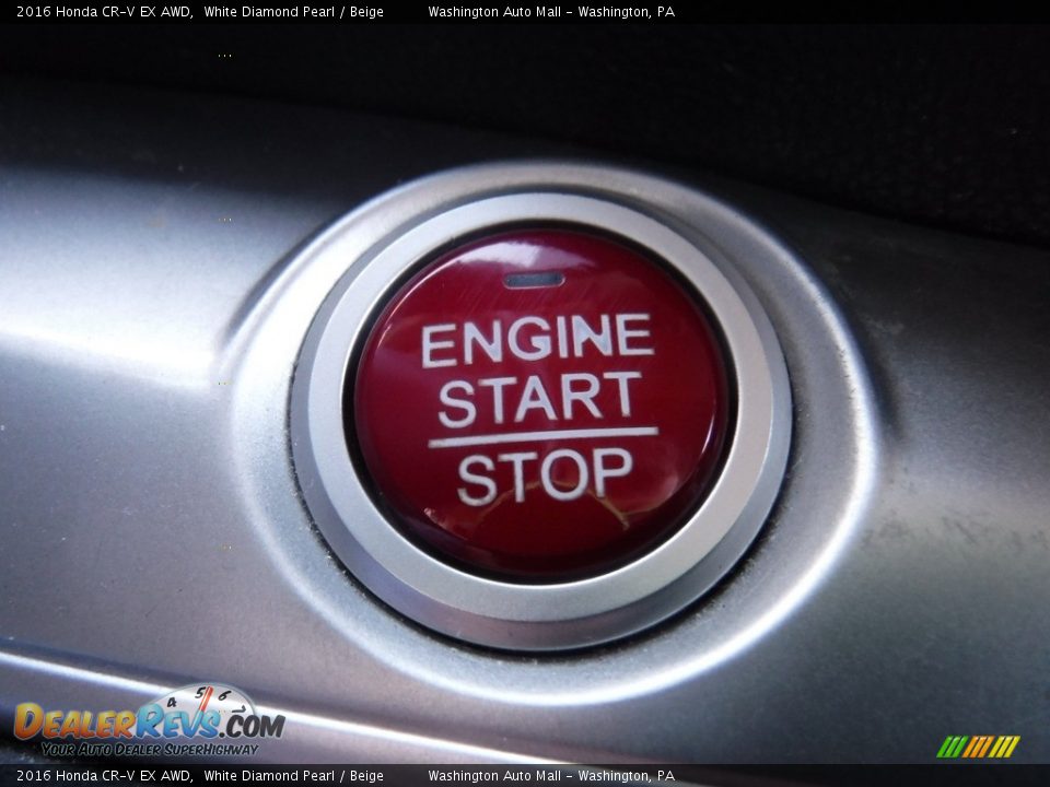 2016 Honda CR-V EX AWD White Diamond Pearl / Beige Photo #17