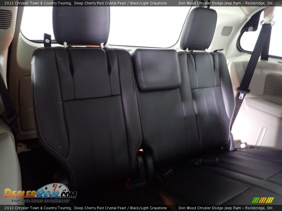 2013 Chrysler Town & Country Touring Deep Cherry Red Crystal Pearl / Black/Light Graystone Photo #31