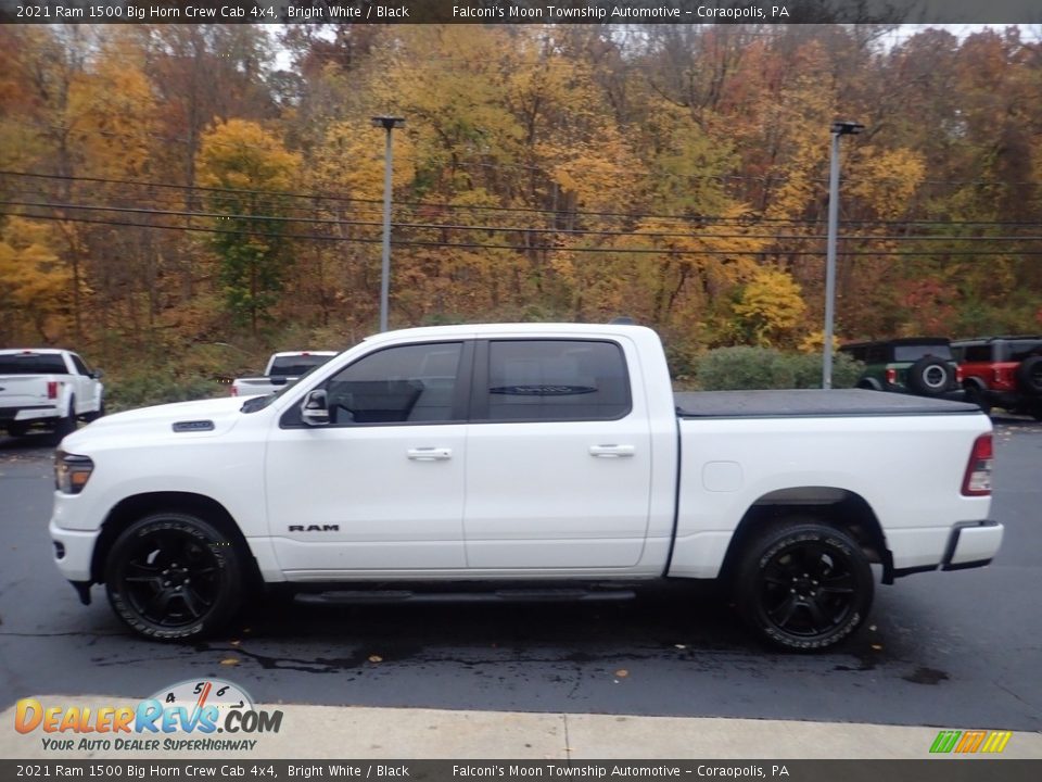 2021 Ram 1500 Big Horn Crew Cab 4x4 Bright White / Black Photo #5