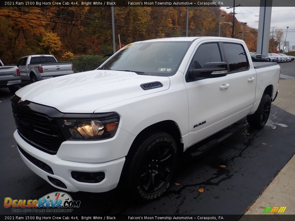 2021 Ram 1500 Big Horn Crew Cab 4x4 Bright White / Black Photo #6