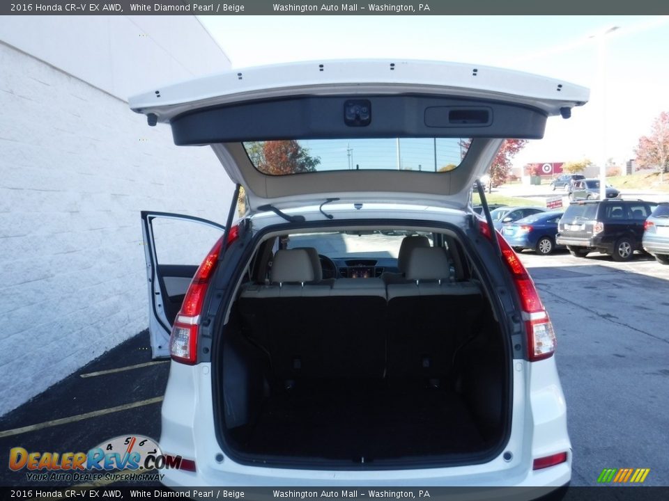 2016 Honda CR-V EX AWD White Diamond Pearl / Beige Photo #26